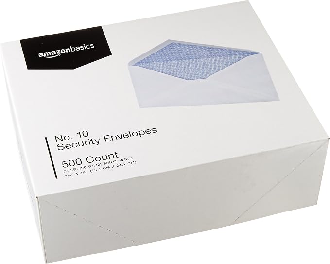 Amazon Basics #10 Security Tinted Business Envelopes - Image 6