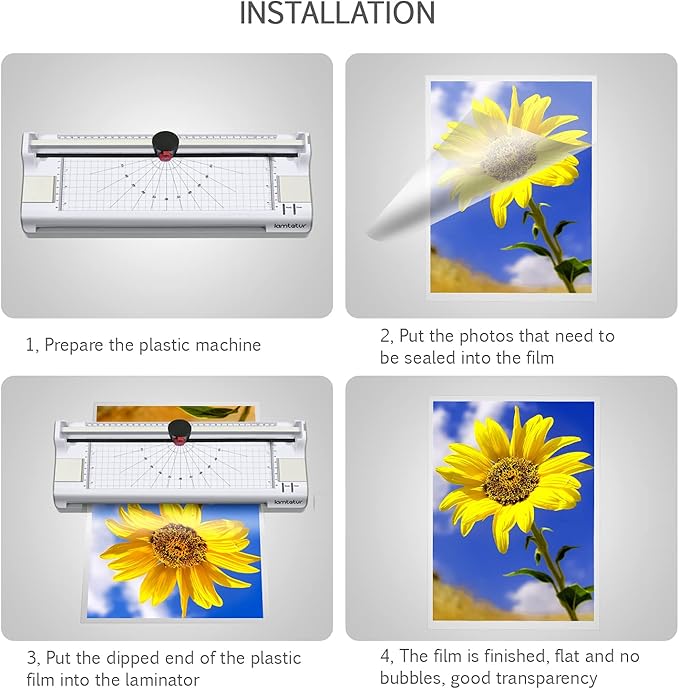 Laminator Machine 11X17 with 70Letter Size Laminating Sheets for A3/A4,13Inch Wide Thermal Hot&Cold 2Roller Lamination Laminated 3-5mil for Office Home School Teacher,with Paper Cutter,Corner Rounder-DeskLoop Office