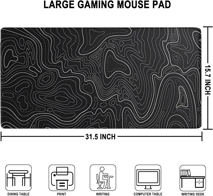 Large Gaming Mouse Pad, Waterproof Extra Large Mousepad - Image 4