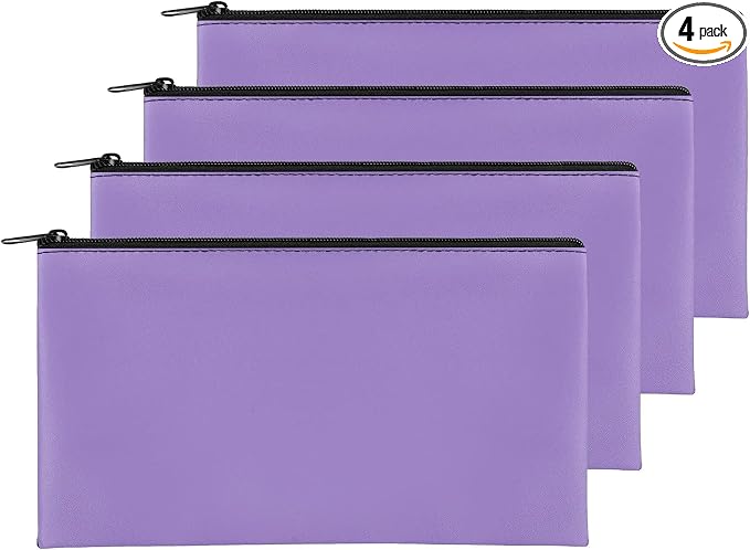 4Pack Money Bag 11 X 6", Safe Durable Waterproof Bags by Joyberg