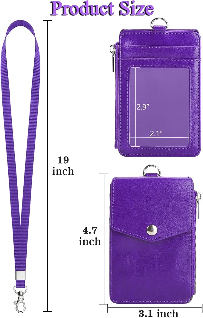 Teskyer Leather ID Badge Holder - Image 7