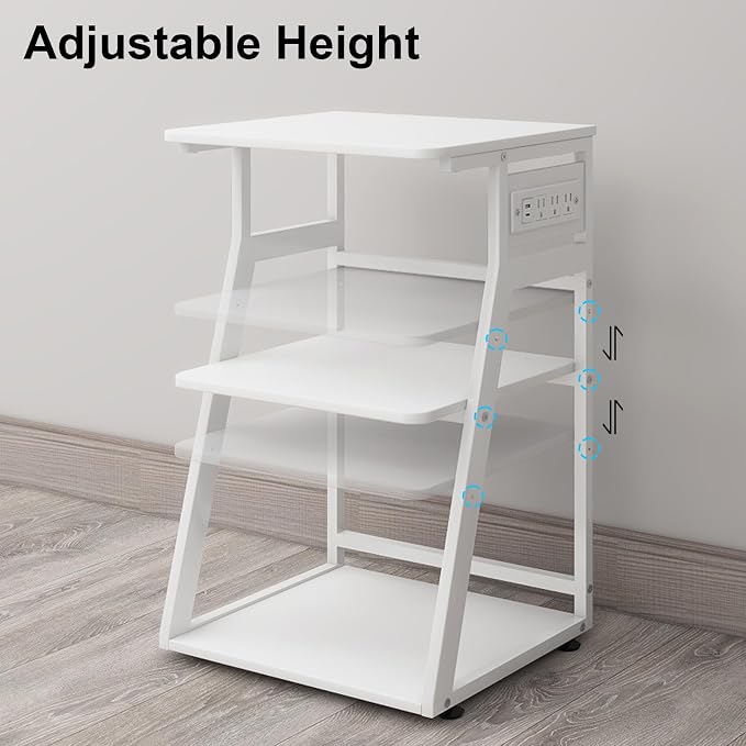 Natwind 3 Tier Printer Stand, 19.7"x15.7", - Image 4
