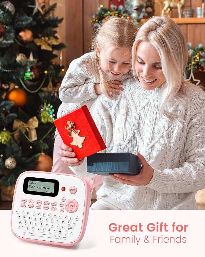 Vixic Pink Label Maker, D210S Label Maker Machine - Image 5