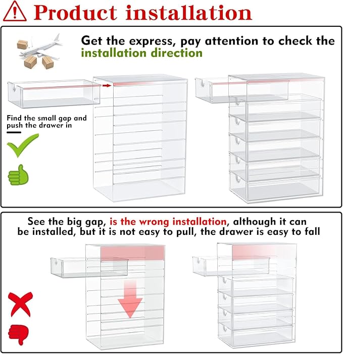caktraie Makeup Organizer Storage - Image 8