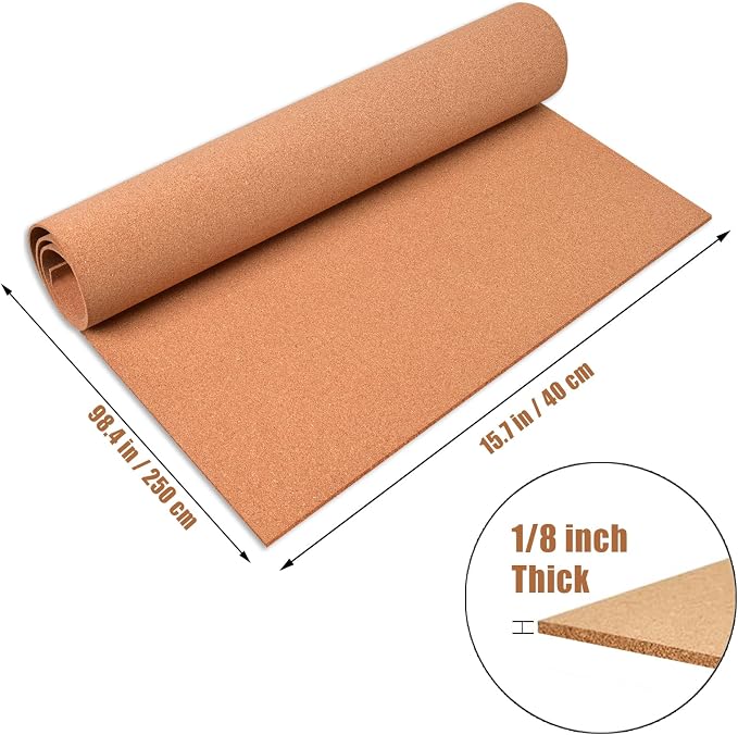 Cork Board Roll, 1/8" Thick Cork Boards - Image 3