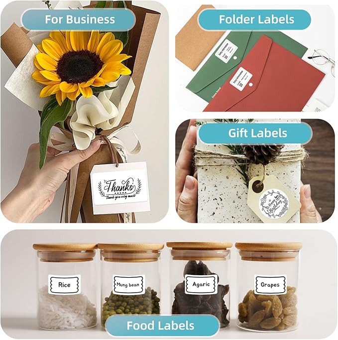 ORGSTA Label Maker Machine with Tape, T003 Thermal Label Maker, 3.15 Inch Bluetooth Label Printer Compatible with Phone & PC, Sticker Printer Barcode Thermal Maker for Small Business, Home, School-DeskLoop Office