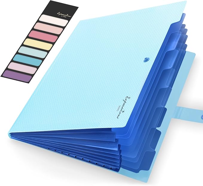 Sooez Accordion File Organizer, Letter Size Expanding File Folder by Sooez