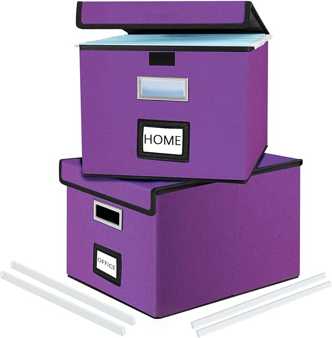 Upgraded File Organizer Boxes by Huolewa