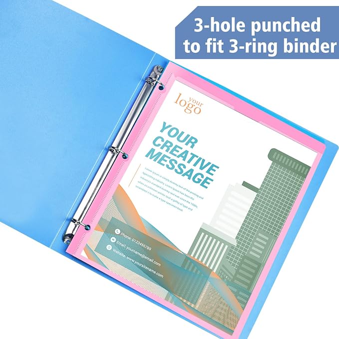 INFUN Heavy Duty Plastic Folders - Image 5