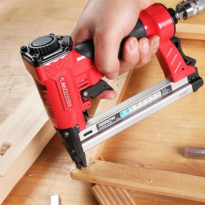 Arrow Pneumatic Staple Gun, Oil-Free Upholstery Stapler - Image 4
