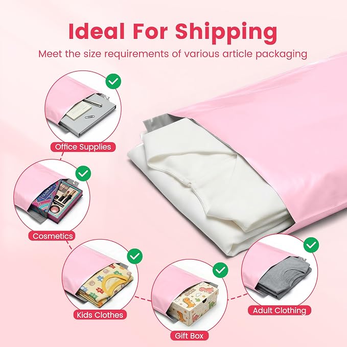 Metronic Poly Mailers 10X13 1000 Pack Bulk, Heavy Duty Self-Seal Shipping Bags - Image 5
