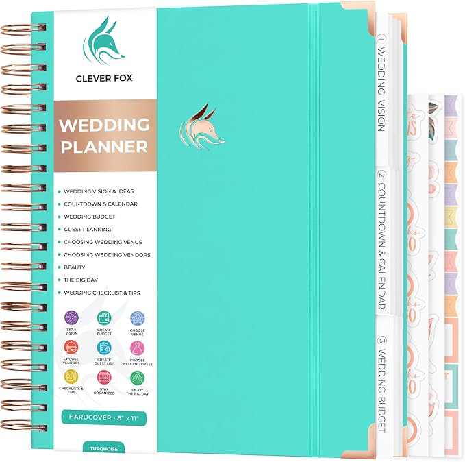 Clever Fox Wedding Planner – Notebook Organizer by CleverFox