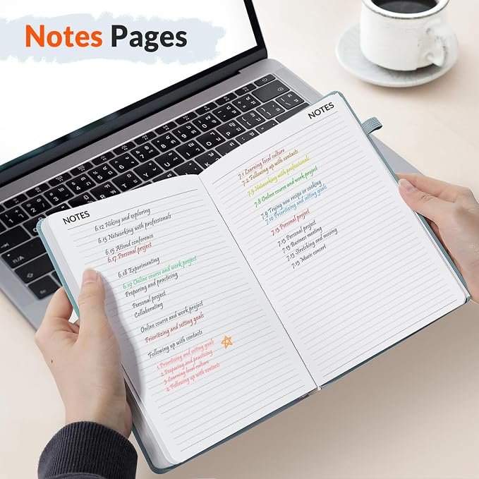 SUNEE 2026-2027 Weekly & Monthly Hardcover Planner 5.5" x 8.3" - Image 6