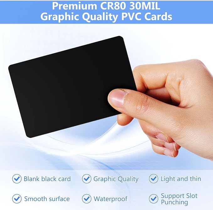 25 Pack - Premium Blank PVC Cards - Image 6