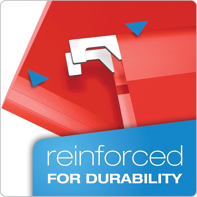 Pendaflex Hanging File Folders, Letter Size, 5 Tab Positions, Reinforced - Image 2