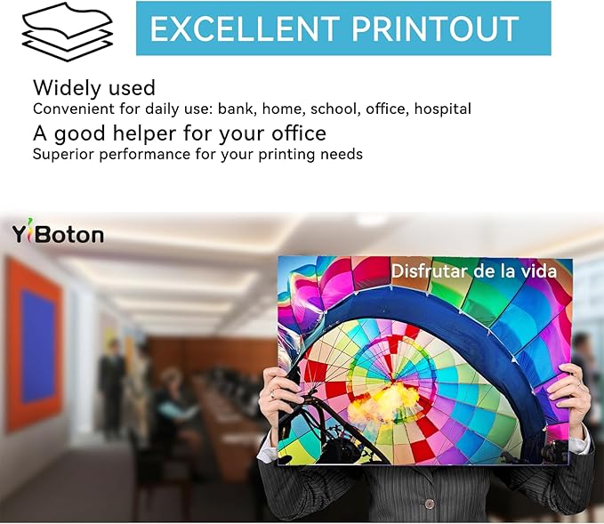 SP-1 SP01 Sublimation Ink Cartridges (5-Pack) SP01BKS SP01CS SP01MS SP01YS Ink Compatible with Thermo Sublimation SP-1 Printers,110ML-DeskLoop Office