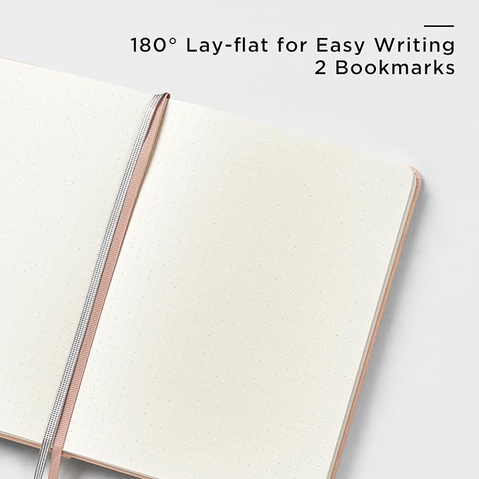 &And Per Se Dotted Journal Notebook, A5 Hardcover Leather Dotted Journal - Image 3