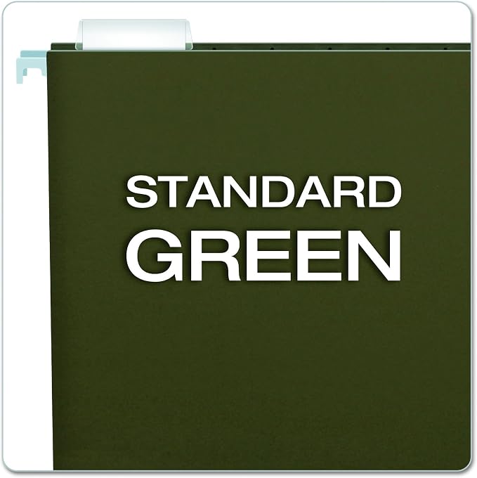 Pendaflex Recycled Hanging File Folders, 25 Pack, Legal Size, 5 Tab Positions - Image 3