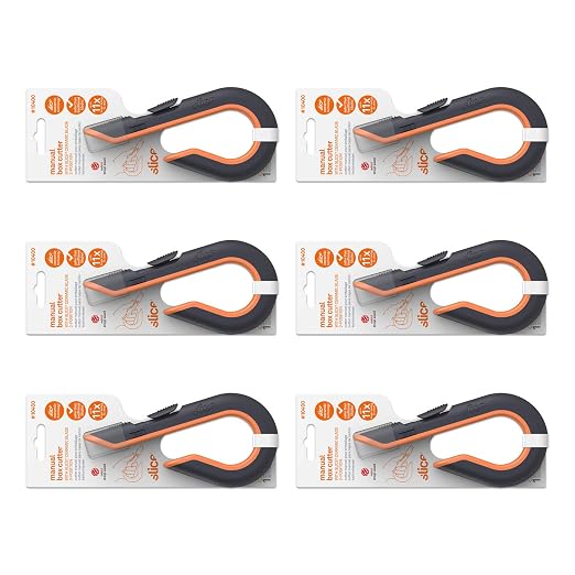 Slice 10503 Box Cutter, Retractable, Utility Knife, Finger Friendly edge by SliceInc