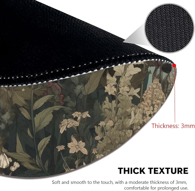 Botanical Elegance Wildflower Mouse Pad - Image 5