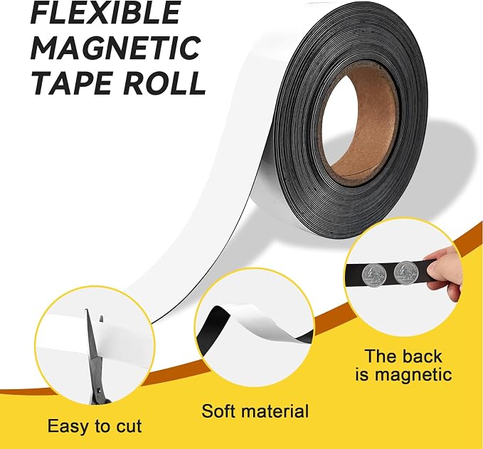 Magnetic Labels 1 Inch x 30 Ft Roll - Image 3
