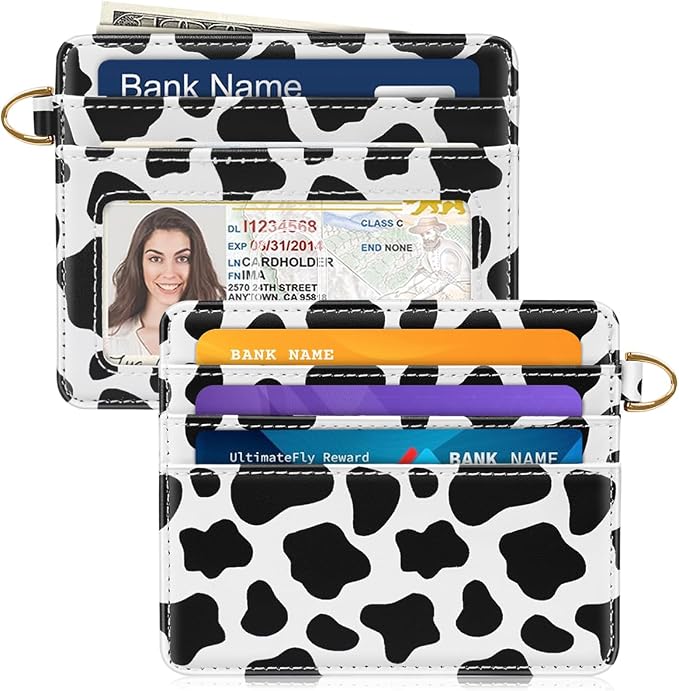 Slim Minimalist Front Pocket RFID Blocking Credit Card Holder Small Wallet Cute by Simikol