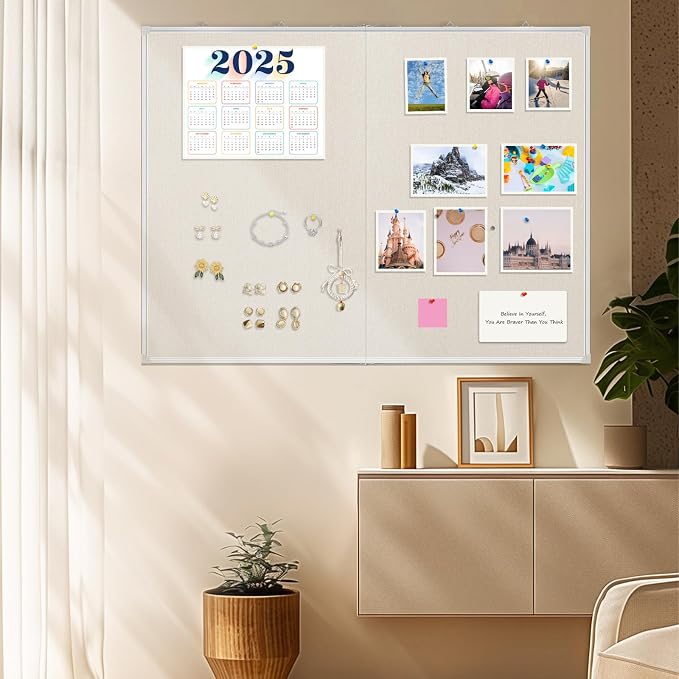 AMUSIGHT Double-Sided Large Cork Board - Image 7