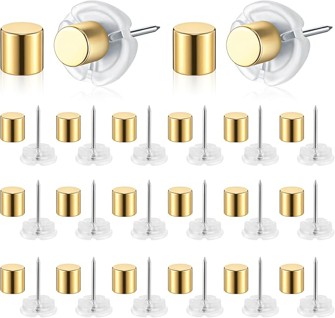 Outus 20 Sets Magnetic Push Pin Magnet Thumb Tack Poster Hanger Thumb Tacks by Outus