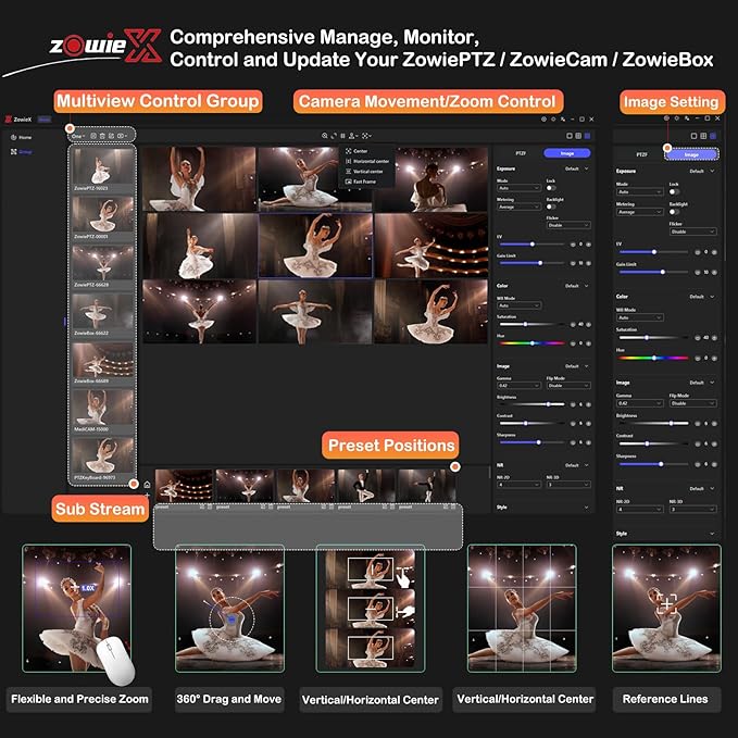 4K Native NDI|HX3(Certified) PTZ Camera PoE, 18X Optical Zoom, Simultaneous HDMI & SDI outputs, RTSP/RTMP(s)/SRT, Standalone IP Live Streaming to YouTube, Twitch for Meeting, Church, Event, Teaching-DeskLoop Office