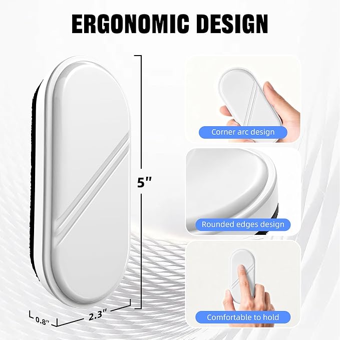 Dry Erase Board Eraser, Magnetic Detachable Whiteboard Eraser 1-Pack, Glass - Image 6