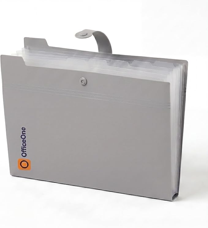 OfficeOne 8-Pocket Expanding File Folder, A4 Letter Size Accordion Document - Image 2