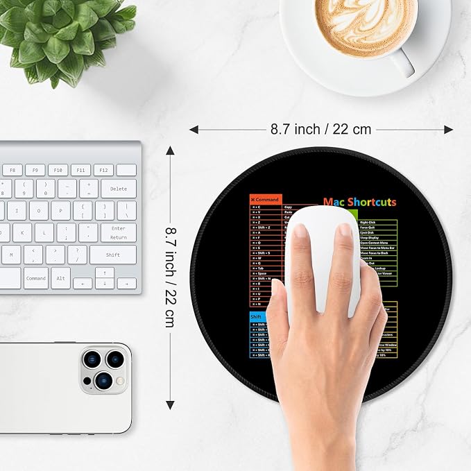 ITNRSIIET Mouse Pad Non-Slip Rubber Base Smooth Surface Stitched Edges - Image 3