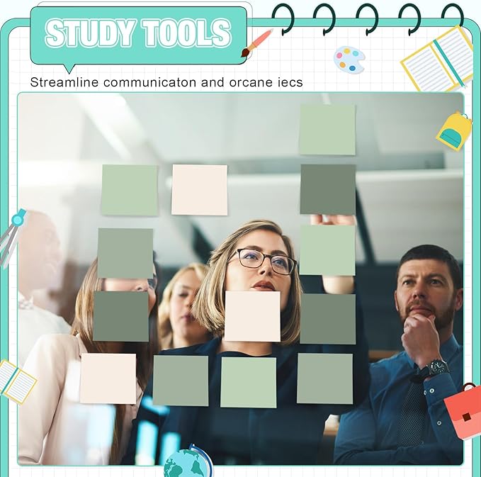 Fainne 60 Pack Sticky Notes Bulk Back to School Supplies Self Stick Note Pads Paper Memo for Office First Day of School Student Teacher Essentials (3x3inch,Fresh Color)-DeskLoop Office