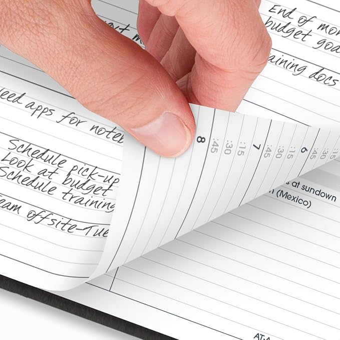 AT-A-GLANCE Planner 2025-2026 Academic, Quarter-Hourly Appointment Book - Image 3