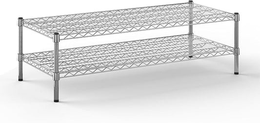 Regal Altair 21" Deep x 48" Wide x 14" Height Wire Shelving Kit | 2-Tier | NSF by Regal+Altair