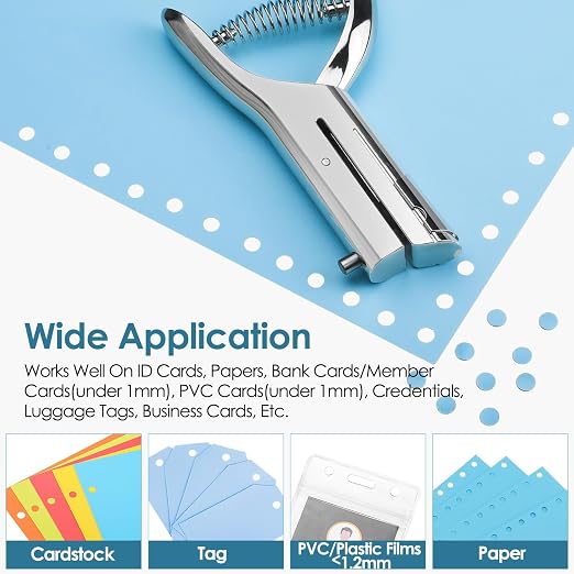 MROCO Hole Punch 1/4", Handheld Single Hole Puncher - Image 2