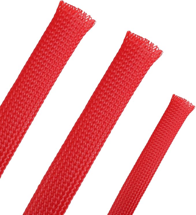 25ft PET Expandable Braided Cable Sleeve 1/2inch Pet Braided Cable Sleeve by PursuingaBetterLife