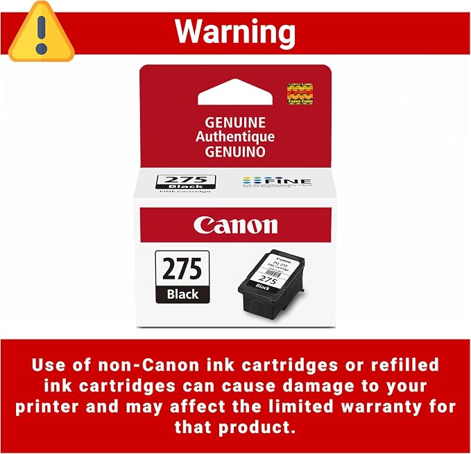 Canon PG-275 Genuine Black Ink Cartridge, Compatible - Image 7