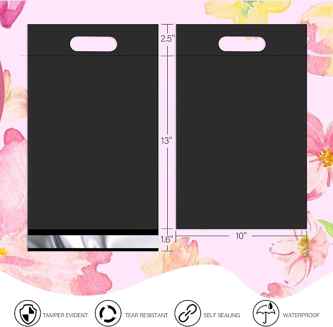 Poly Mailers 10x13 inch 25 Pcs, Upgrade Design Tamper Proof Mailers Poly Bags - Image 2