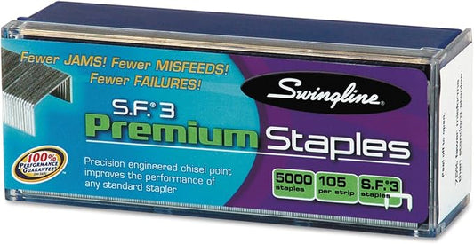 Swingline 35440 S.F. 3 Premium Chisel Point 105 Count Half-Strip Staples by Swingline