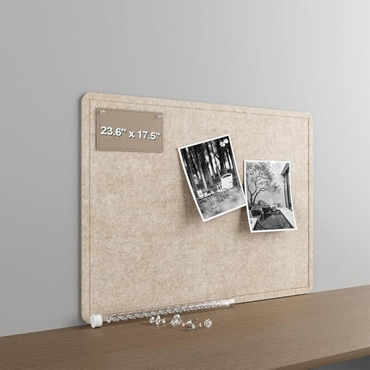 Large Felt Bulletin Board for Wall, Soft Felt Cork Board for Office, Home by CreateYourIdealSpace