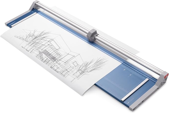 Dahle 558 Professional Rotary Trimmer, 12 Sheet Capacity, Self-Sharpening - Image 9