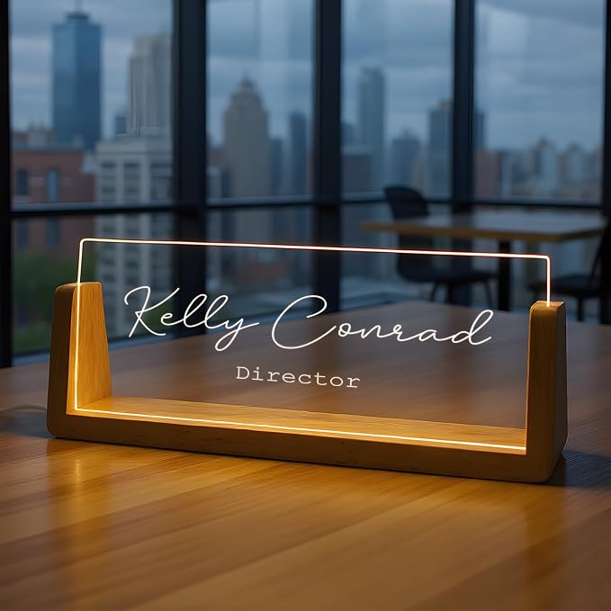 Custom Name Plate for Desk by SYCUSTOM
