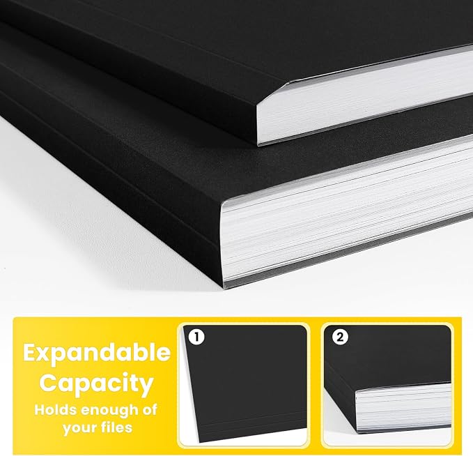 SUNEE File Folders, 18 Pack Manilla Folders 8.5 x 11, 1/3 Cut Tab - Image 4