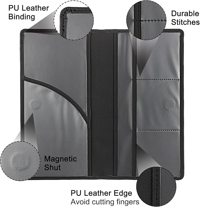 LumiMokki Premium Car Registration & Insurance Card Holder - Image 3