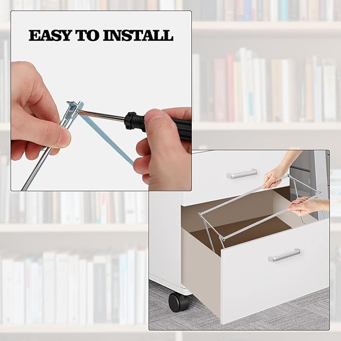 Heavy Duty Steel Hanging File Frame, Letter Size Hanging File Folder Frame - Image 5