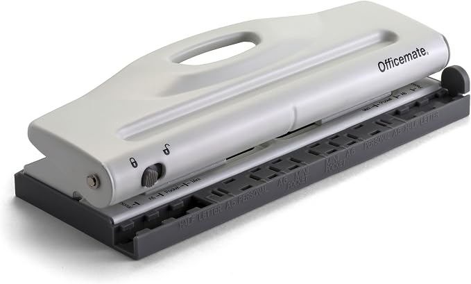 Officemate Adjustable 6-Hole Punch - Image 5