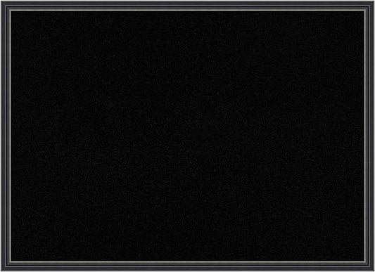 Amanti Art Black Cork Board for Wall, 21x29 Vision Board with Black Wood Frame, Medium Corkboard Office Decor for Home Organization, Traditional Corkboard Pinboard to Display Items for Home-DeskLoop Office