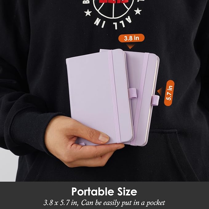 NIRMIRO Purple Small Notebook Journal - Image 6