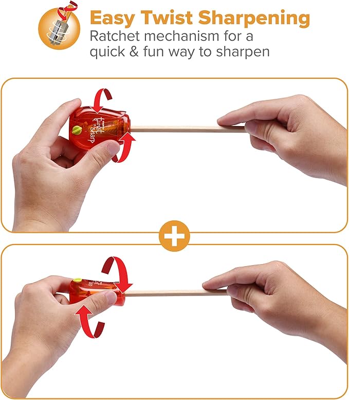 Bostitch Office Twist-n-Sharp Pencil Sharpener, - Image 5